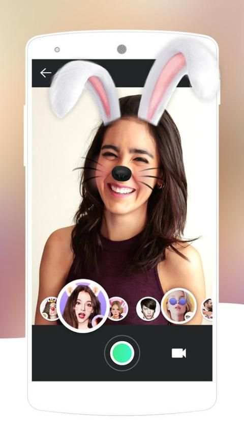 Face Swap Camera-lovely&makeup cute motion sticker screenshot 8