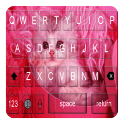 Lovely Pink Cat Keyboard Themes أيقونة