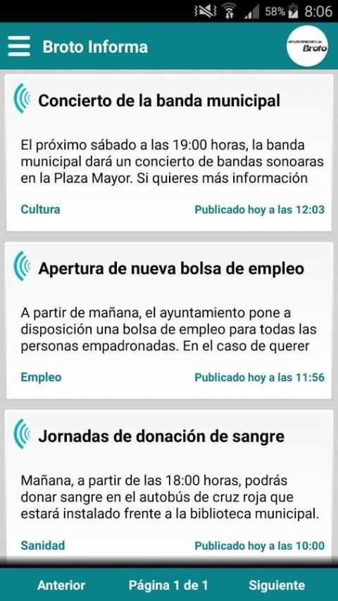 Broto Informa screenshot 4