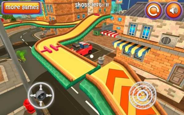 Mini Golf 3D Cartoon City स्क्रीनशॉट 4