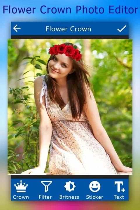 Flower Crown Photo Editor : Girl's Photo Editor 4 تصوير الشاشة