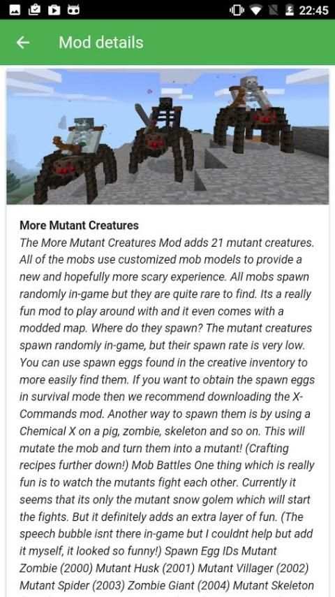 Popular mods for Minecraft PE скриншот 9