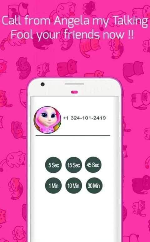 Call from Angela my Talking screenshot 1