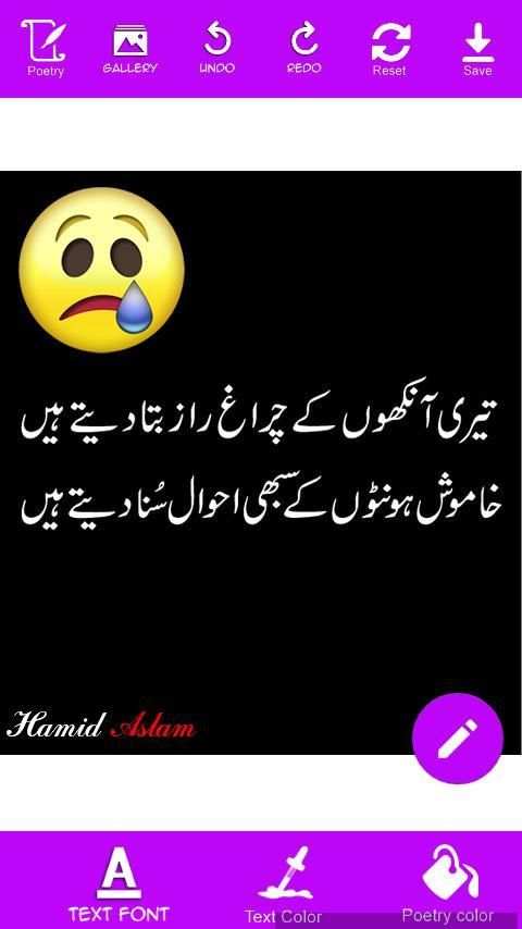 writing urdu poetry on photo screenshot 3