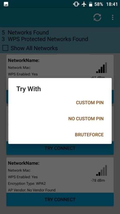 WPS Pin Connect 3 تصوير الشاشة