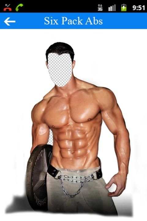 Six Pack Abs Photo Editor 4 تصوير الشاشة