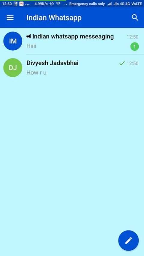 Indian Messenger - Free Chat App screenshot 3