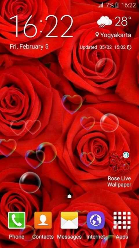 Rose Live Wallpaper स्क्रीनशॉट 4