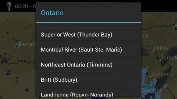 Meteo Radar CANADA 3 تصوير الشاشة