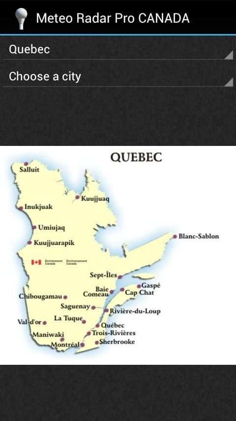 Meteo Radar CANADA screenshot 6