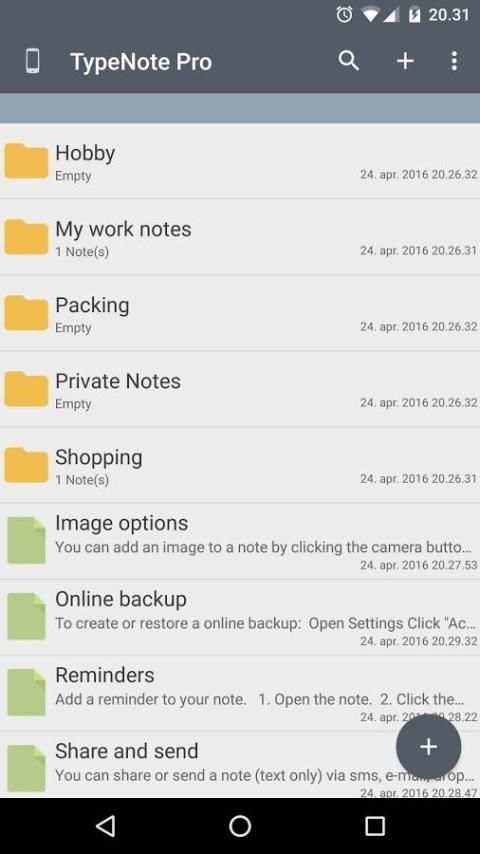 TypeNote Notepad скриншот 10