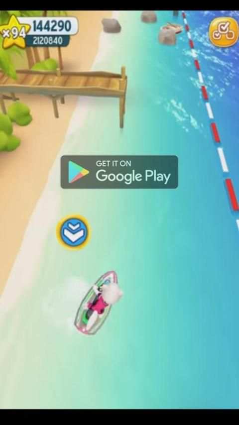 FREEGuide Talking Tom Jetski Run Gold 2 تصوير الشاشة