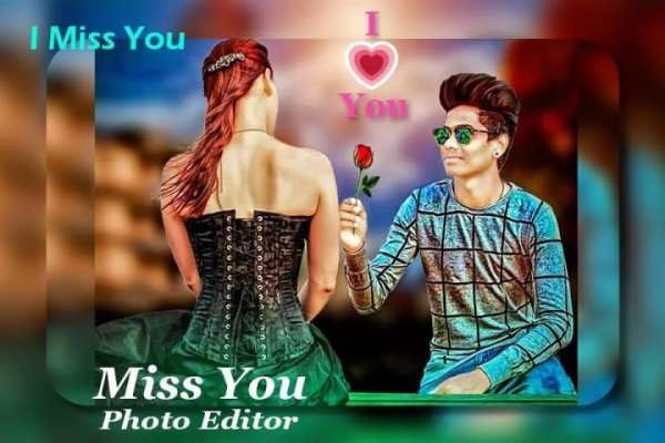 Miss You Photo Editor 3 تصوير الشاشة