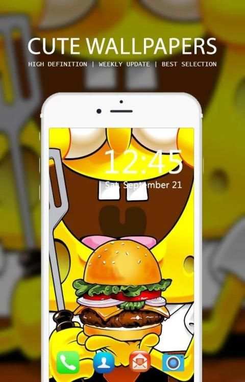 Spongecube Wallpapers HD * 4 تصوير الشاشة