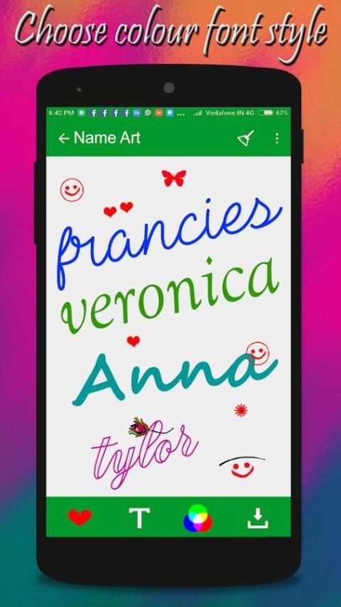 Name Art : Focus and Filter स्क्रीनशॉट 4