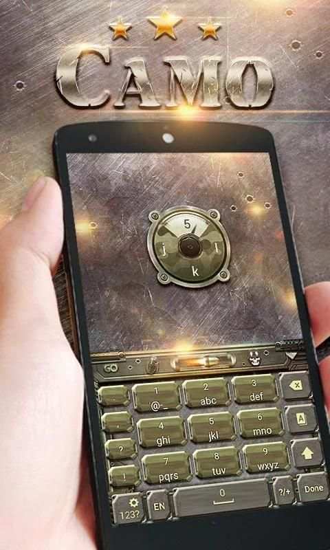 Camo GO Keyboard Theme screenshot 1