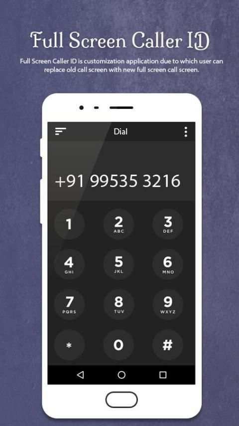 Full Screen Caller ID screenshot 1