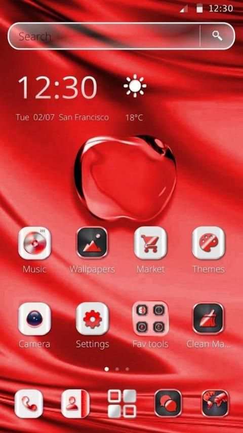 Cherry Blush Apple Theme 3 تصوير الشاشة