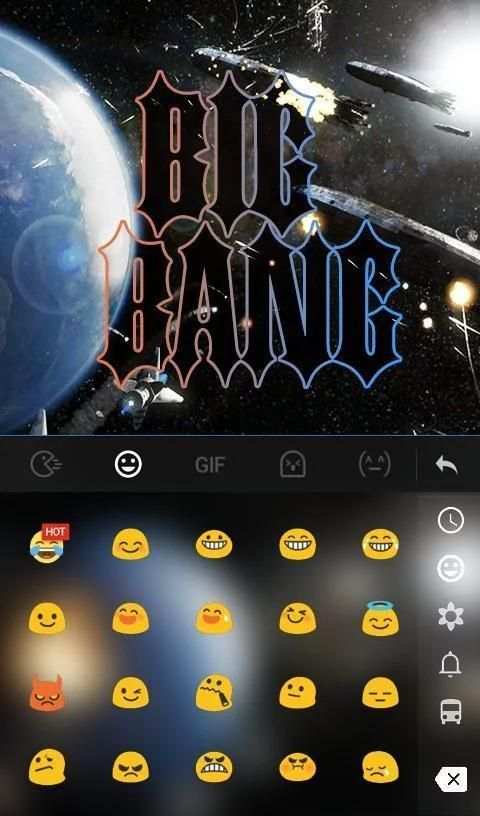 Big Bang FREE Keyboard Theme screenshot 4