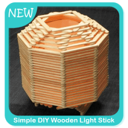Simple DIY Wooden Light Stick icon