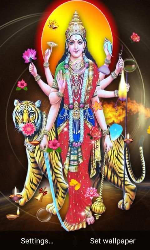 Ambe Maa Live Wallpaper screenshot 1