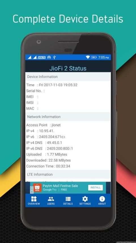 JioFi 2 Status स्क्रीनशॉट 5