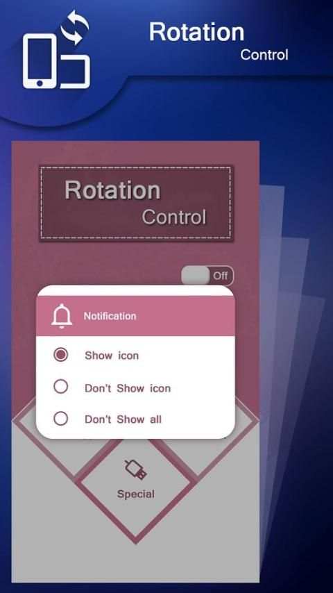 Screen Rotation Control screenshot 2