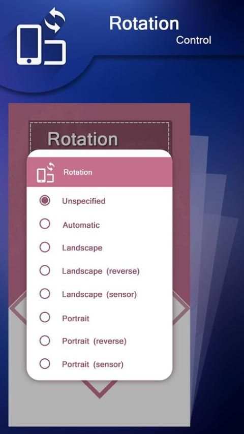Screen Rotation Control скриншот 3