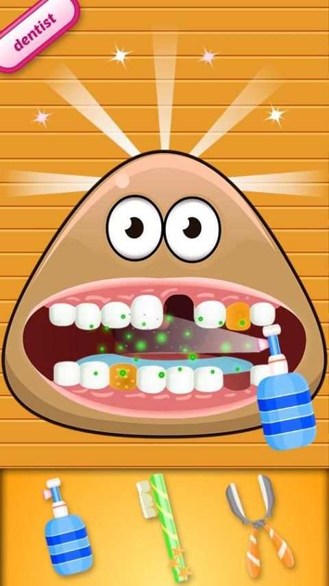 Dentist Pou - Girl Games screenshot 3