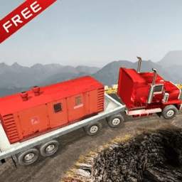 Truck Driving Uphill - Loader and Dump