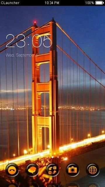 Golden Gate Theme C Launcher screenshot 3