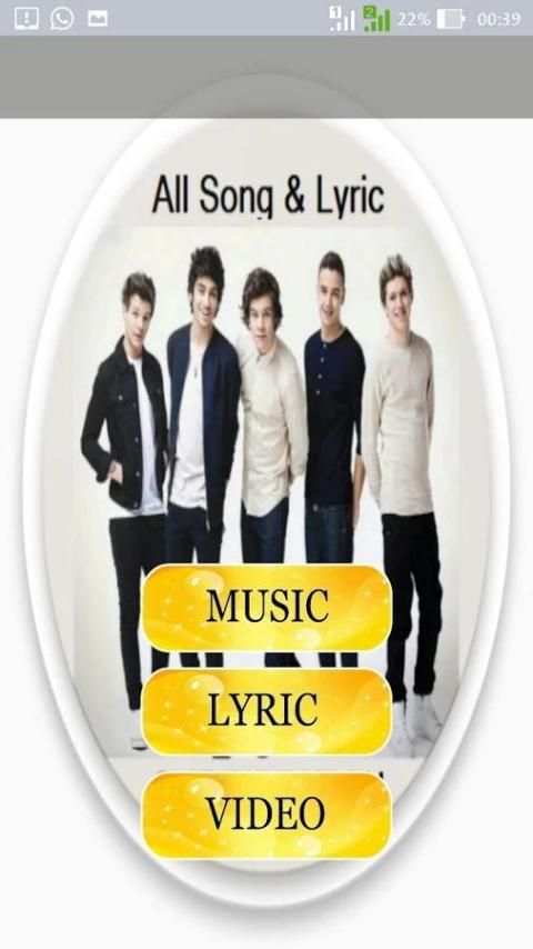 All Songs & Lyrics One Direction скриншот 2