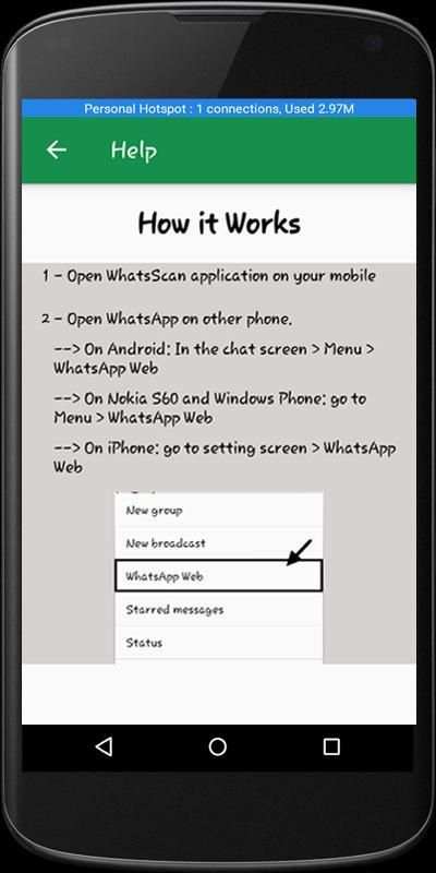 WhatScan For Web Whatsapp 3 تصوير الشاشة