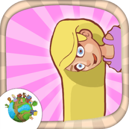 Rapunzel games for kids icon