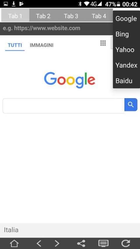 Dual Web Browser (free edition) screenshot 5