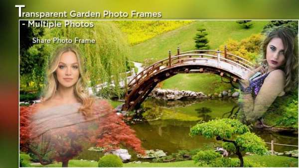 Transparent Garden Photo Frames - Multiple Photos 3 تصوير الشاشة
