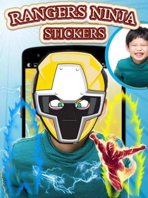 Rangers Ninja Steel Photo Editor скриншот 2