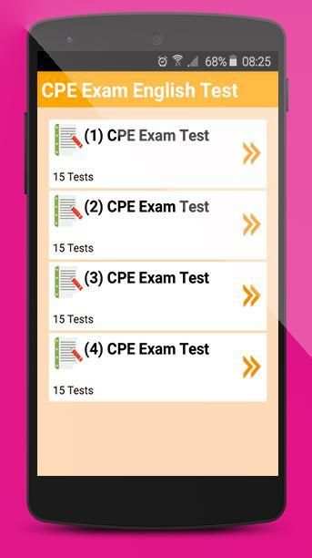 CPE 2017 Exam English screenshot 5