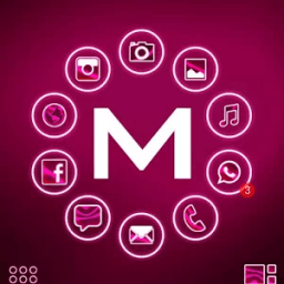 GSL MAGENTA THEME आइकन