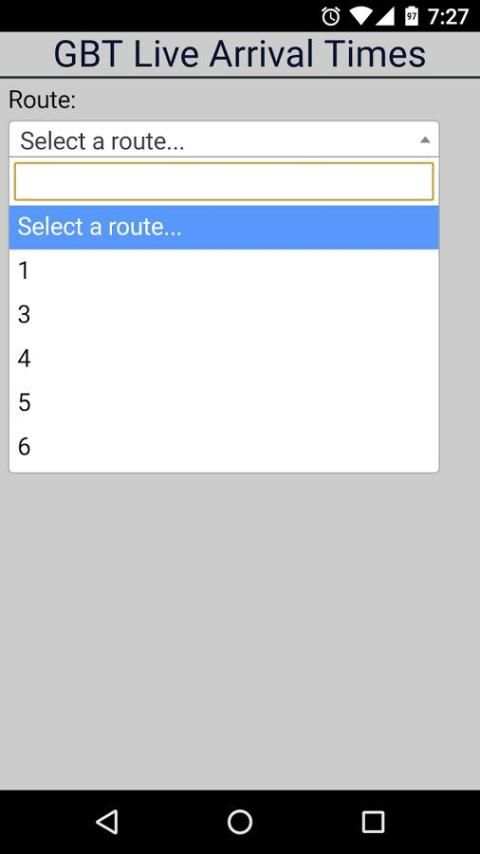 Bridgeport GBT Bus Tracker скриншот 2