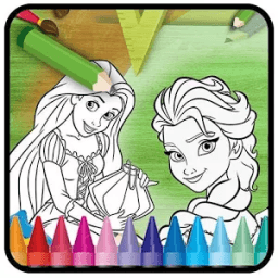 Princess Rapunzel ColoringBook आइकन