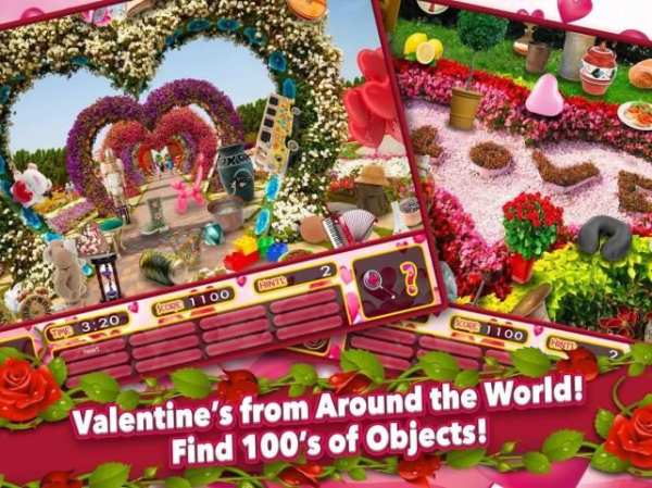 Hidden Object Valentine Day - Quest Objects Game screenshot 9