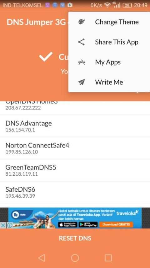 DNS Jumper UnBlock Web-NoRoot скриншот 1