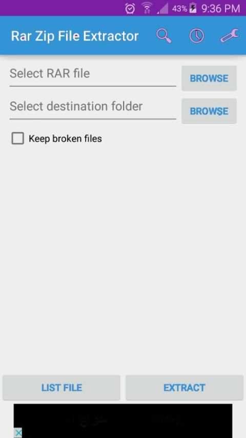 Rar Zip File Extractor स्क्रीनशॉट 3