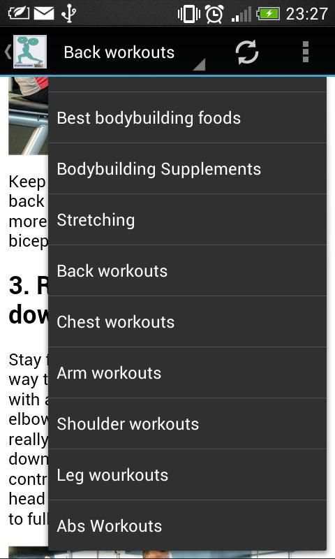 BodyBuilding Workout स्क्रीनशॉट 6