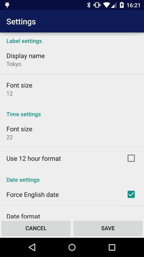 Simple World Clock Widget скриншот 3
