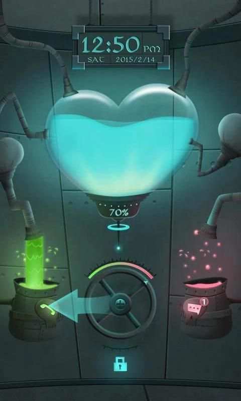Love Lab GO Locker Theme screenshot 1