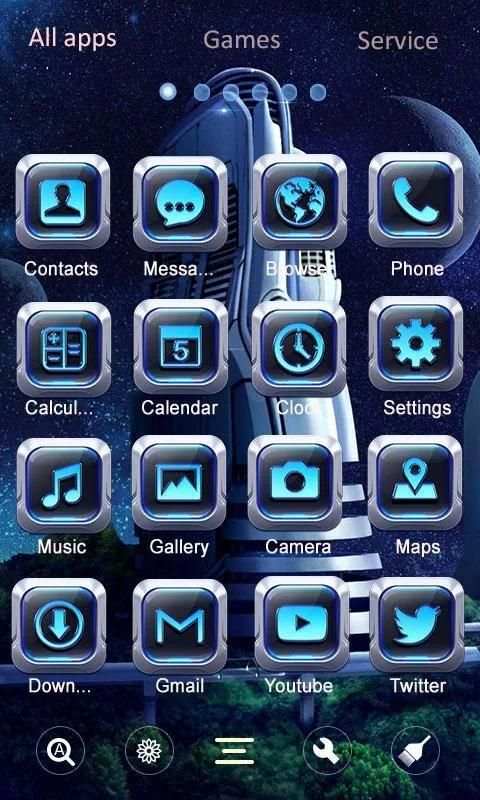 Future Sky GO Launcher screenshot 2