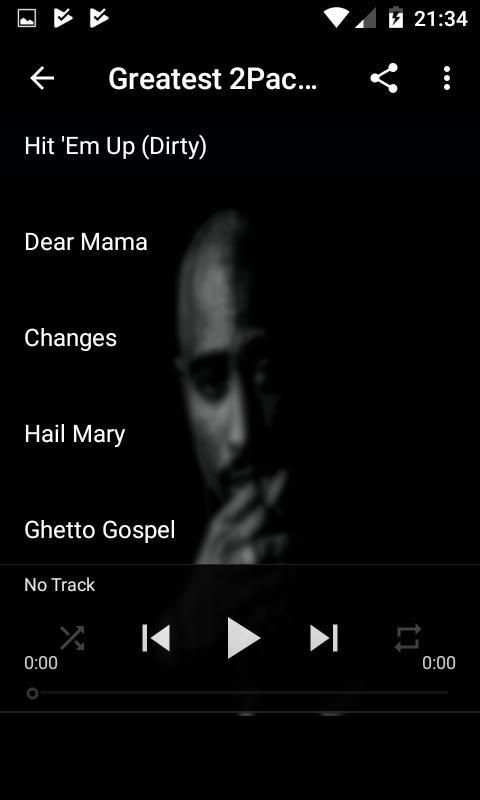 2Pac Music Lyrics 1.0 screenshot 1