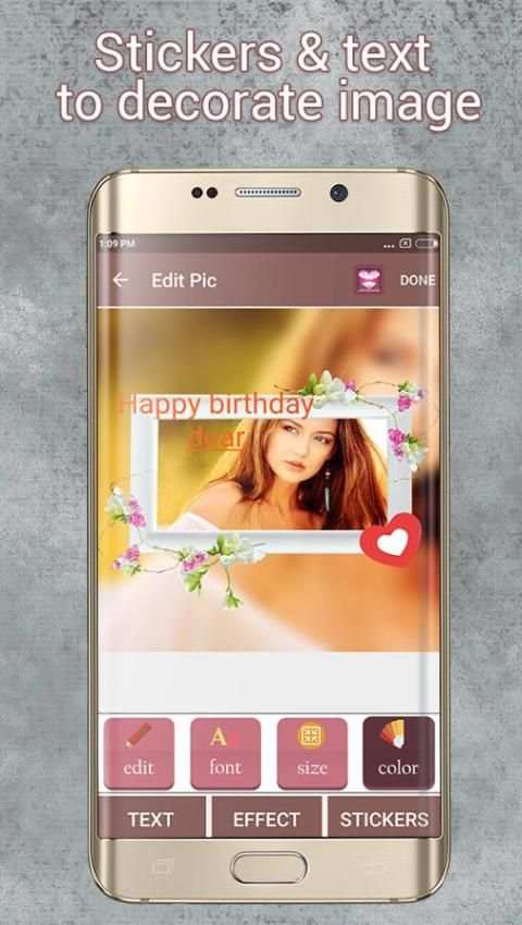 Happy Birthday PIP camera screenshot 4